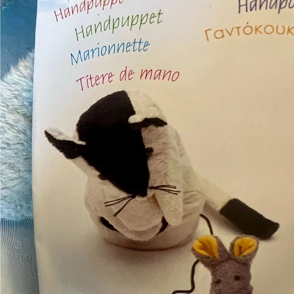 New - Furnis Luna a d Sonic Cat and Mouse Puppet Set